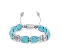 Nialaya, Homme, Accessoires, Gris, Taille: M The Dorje Flatbead Collection - Turquoise and Silver