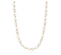 Nialaya, Homme, Accessoires, Jaune, Taille: S Collier de Perles Baroques