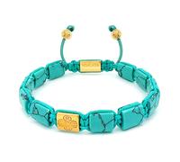 Nialaya, Homme, Accessoires, Jaune, Taille: S The Dorje Flatbead Collection - Turquoise and Gold