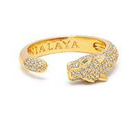 Nialaya - Panther Wrap Ring in Gold - Homme - Accessoires - Jaune - Taille: 58 MM