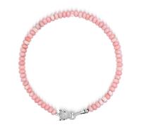 Nialaya - Pink Opal Choker with Panther Head - Femme - Accessoires - Gris - Taille: 3Xs/2Xs