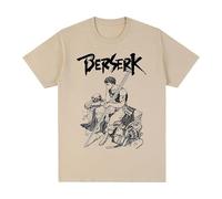 Niamh Berserk T-Shirt Japanese Manga Cotton Men T Shirt Beige S
