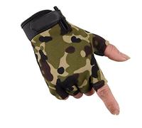 NIAN 4 Paires Demi Doigt Gants Tactiques Hommes Femmes Antidérapant Armée Militaire Vélo Airsoft Tir Équipement D'équitation Camo Mitaines Gants