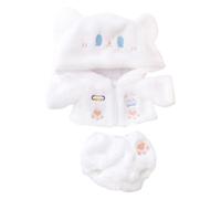 niannyyhouse 10 cm ~ 15 cm 20 cm 40 cm Poupée en peluche Vêtements Sweat à capuche Pantalon Ours laiteux Tenue Poupée Accessoires Dress Up (40 cm) Multicolore