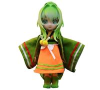 niannyyhouse Ancient Style OB11 Corps de poupée avec vêtements, figurine d'action BJD à l'échelle 1/12 (vert + orange)