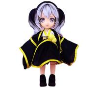 niannyyhouse Ancient Style OB11 Corps de poupée avec vêtements, figurine d'action BJD à l'échelle 1/12 (noir + jaune)