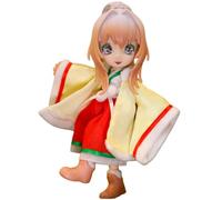 niannyyhouse Ancient Style OB11 Corps de poupée avec vêtements, figurine d'action BJD à l'échelle 1/12 (jaune + rouge)