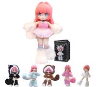 niannyyhouse BJD Blind Box Figurines, échelle 1/12, série Cat Island Wonderland, poupée articulée à boule, figurine d'action à collectionner (1 pièce)