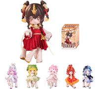 niannyyhouse BJD Figurine de boîte aveugle, poupée articulée avec vêtements, série de guides illustrés des spiritueux, figurine articulée de collection (1 pièce)