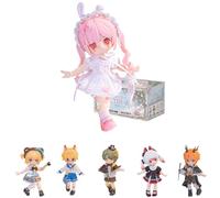 niannyyhouse BJD Lot de 6 figurines Blind Box, échelle 1/12, série Fantasy Chronicles, poupée articulée à billes mobiles, figurine d'action à collectionner
