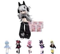 niannyyhouse BJD Lot de 6 figurines Blind Box, série Ten Thousand Escape Plans, échelle 1/12, poupée articulée à billes avec vêtements, figurines d'action à collectionner