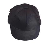 niannyyhouse Casquette de baseball en peluche pour poupée - Accessoire de déguisement pour animaux en peluche de 20 cm (noir)