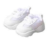niannyyhouse Chaussures de sport décontractées pour poupée en peluche de 15 cm, 1/6 BJD, accessoires de déguisement, 1 paire (blanc)