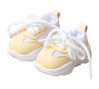 niannyyhouse Chaussures de sport décontractées pour poupée en peluche de 15 cm, 1/6 BJD, accessoires de déguisement, 1 paire (jaune)