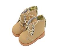 niannyyhouse Chaussures en Cuir pour poupée 20 cm, Longueur 5,4 cm, Accessoires pour poupée (Marron-2)