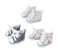 niannyyhouse Chaussures en toile de 20 cm, poupée humanoïde, animaux en peluche, accessoires de vêtements (A-3)