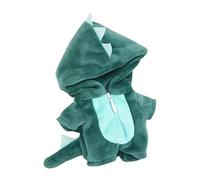 niannyyhouse Combinaison ample en peluche douce pour poupée - 10 cm - Accessoire de déguisement - Dinosaure - Vert