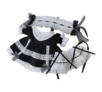 niannyyhouse Costume de soubrette avec bavoir 20 cm pour poupée humanoïde