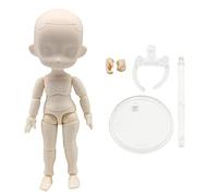 niannyyhouse DOD Figurine d'action de poupée de 13 cm adaptée pour les poupées BJD 1/12 (Super White-Standard Package B)