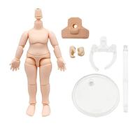 niannyyhouse DOD Figurines d'action de poupée de 10 cm adaptées pour tête de poupée BJD 1/12 (blanc normal, paquet standard A)