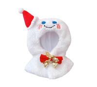 niannyyhouse Ensemble de vêtements pour poupée en peluche, motif élan, bonhomme de neige, 15-17 cm, accessoires de déguisement (blanc)