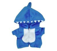 niannyyhouse Grenouillère ample en peluche douce pour poupée - 10 cm - Accessoires de déguisement (bleu)