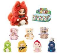 niannyyhouse Lot de 8 boîtes à aveugles en peluche, série bataille de contes de fées, 13 cm, cadeau d'anniversaire mignon en peluche