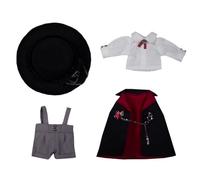 niannyyhouse OB11 Ensemble de vêtements de poupée Dark Knight à l'échelle 1/12, tenue de figurine d'action