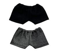 niannyyhouse Pantalon de poupée en peluche - 10 cm, 15 cm, 20 cm - Pantalon solide à rabat sur un jean - Accessoires de déguisement (A1, 20 cm)