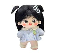 niannyyhouse Poupée en peluche de 20 cm, corps en peluche humanoïde nue sans attribut 20,3 cm corps normal vêtements vêtements cadeaux (a-36-sans squelette)