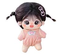 niannyyhouse Poupée en peluche humanoïde de 20 cm, sans attribut, corps normal, habillable, idée cadeau (A-14, sans squelette)