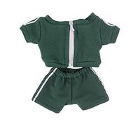 niannyyhouse Sportswear Uniformes 7,8 pouces (20 cm) Poupée en peluche figurines remplies jouets vêtements (vert)