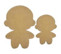 niannyyhouse Tranche de corps de poupée en peluche de 10 cm et 15 cm pour la fabrication de poupées (A4)