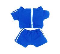 niannyyhouse - Uniformes de vêtements de sport de 7,8 pouces (20 cm) en peluche pour poupées en peluche (bleu)