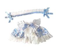 niannyyhouse Vêtements de poupée en peluche de 20 cm - Bleu - Accessoires de jouets en peluche douce de 20,3 cm