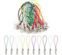 NIANOPKM 50 PCS Lanière de Téléphone, Chaîne de Téléphone Portable Téléphone Cellulaire Sangle pour Accrocher clé USB Mp3 Mp4 Mini Caméra Fabrication de Bijoux Multi-Purpose- Couleurs Assorties