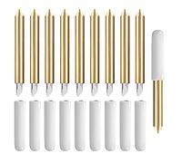 Niantime Lot de 10 lames à pointe fine de qualité supérieure compatibles avec machines de découpe Maker/Maker 3, compatibles avec Explore Air/Air 2/Explore Air 3 (lames à pointe fine de qualité