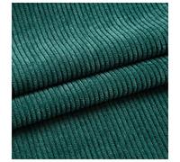 NIANTONG 150x50cm Tissu en Velours Côtelé par Le Mètre Solide Épais pour L'artisanat de Couture, Coussin, Meubles Manteau Chemise Pantalon Canapé Bricolage Matériel D'artisanat(Color:Vert Mousse)