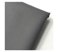 NIANTONG 160cm Large Tissu D'ameublement en Similicuir au Mètre Litchi Texture Imperméable Art Artisanat Leathercloth pour Meubles Chaise Canapé, Bricolage(Color:Grise)