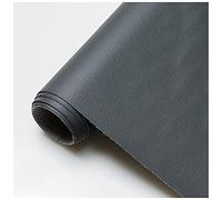 NIANTONG Faux Cuir Tissu Simili Cuir Imperméable Tissu Fin et Stretch pour Ameublement, Canapé, Chaises, Sacs - Vendu au Mètre pour Canapé de Siège de Voiture Meubles Vestes(Color:Gris)