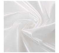 NIANTONG Tissu De SoieTissu en Satin Soie Minéral Largeur 150cm pour Les Tailleurs Couture Confection Robes de Mariage SoiréE Tissus Doublure Ameublement-pour Vetement(Color:Blanc Pur)