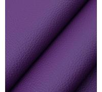 NIANTONG Tissu Doux en Cuir éCologique Similicuir pour Meubles,CanapéS,Chaises,Sacs,Tapisseries DIY à La Main 160cm de Large 1m Vendu au Mètre(Color:Violet foncé)