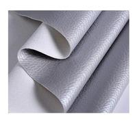 NIANTONG Tissu Simili Cuir Imperméable Tissu D'ameublement Tapisserie pour Canapé De Siège De Voiture Meubles Vestes Sac À Main Tissu Au Metre 140CM(Color:Argent)