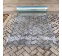 NIANXINN Feuille de Toiture en Polycarbonate,Panneau Transparente pour Serre,Protection UV,pour Remplacement de Revêtement de Cadre Froid D'auvent Extérieur de Jardin,Largeur x Hauteur (1.5x6m)