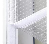 NIANXINN Kit D'isolation de Fenêtre pour l'hiver,Film Isolant,Couverture de Fenêtre en Plastique,Rideaux Thermique Protection Le Froid,pour Chambre à Coucher de Salon,Personnalisable (50cm x 60cm)