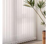 NIANXINN Store Lamelle Vertical,Stores Verticaux Occultants,Rideau de Fenêtre D'intérieur de Décor Protection UV Isolé Thermique de Tissu de Lamelle,Personnalisée Couleur (W120xH150cm(47x59in))