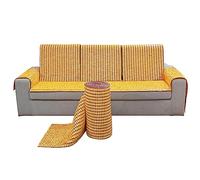 NIANXINN Tapis de Couchage D'été en Bambou Naturel,Tapis en Bambou Mahjong Pliable,Tapis de Refroidissement Antidérapant,Matelas en Bambou,pour Chaise de Canapé Lit Double Simple (60x180cm)