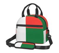 Nianyuer Sac isotherme 6 litres imprimé drapeau de Madagascar, sac à goûter réutilisable avec sangle pour le travail, pique-nique, boîte à déjeuner thermique