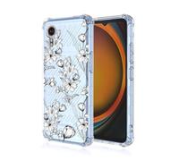 Niaoszhex Flower Coque pour Samsung Galaxy Xcover 7,TPU Material,Drop-Proof Case,Full Four Corners Protective Case.Anti-Vibration.(A76)