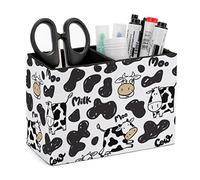 Niapessel Porte-crayons pour bureau, joli porte-stylos en forme de vache drôle - Organiseur de bureau - Organiseur de bureau - Organiseur de pinceaux de maquillage pour bureau, école, université -